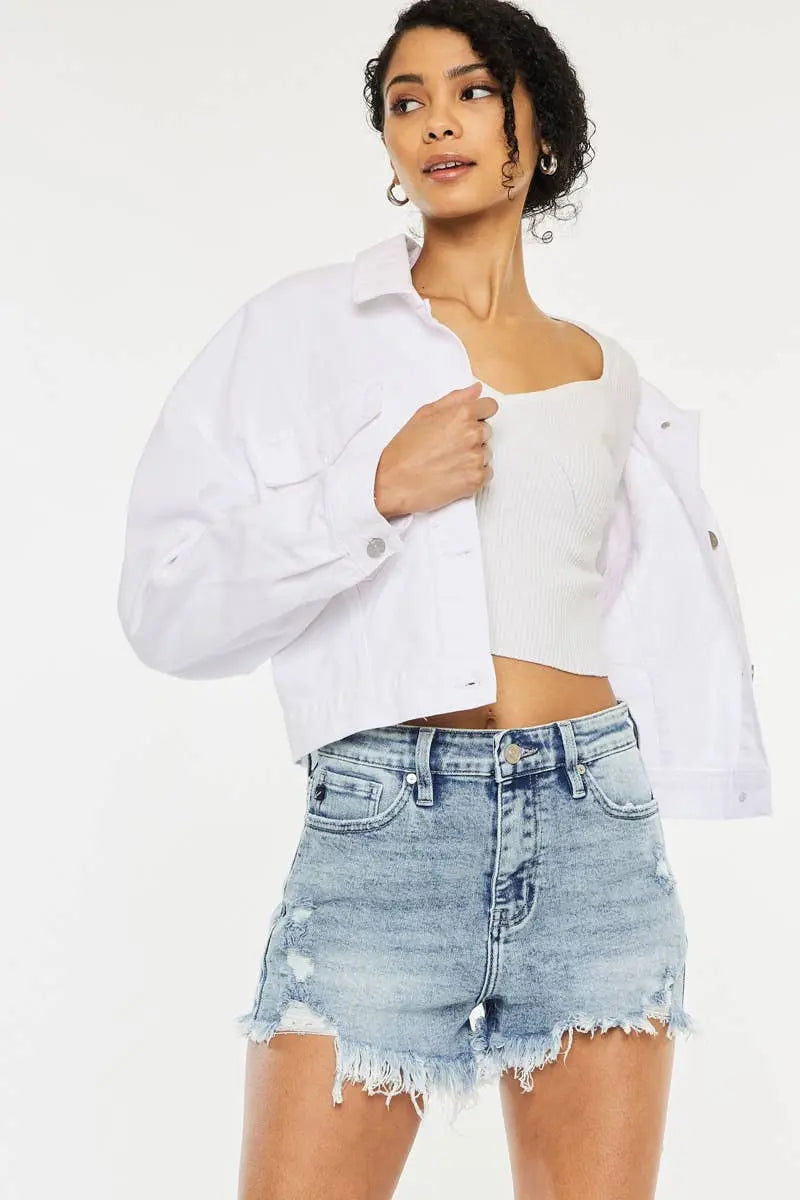 Kancan High Rise Frey Shorts 926 WEST