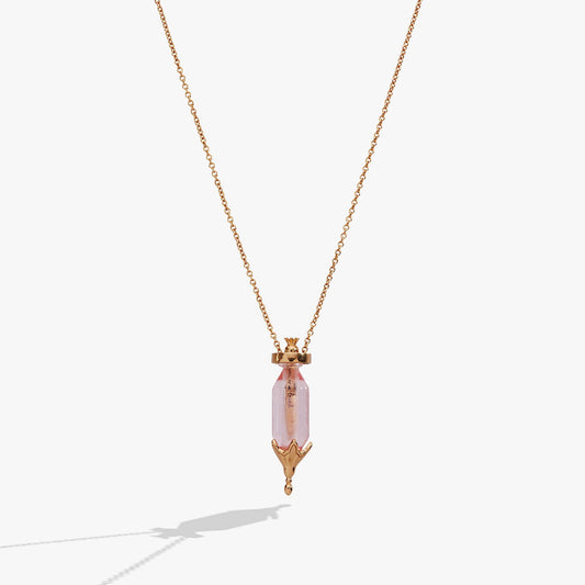 ALEX + ANI - 'You Are Loved' Potion Bottle Slider Necklace