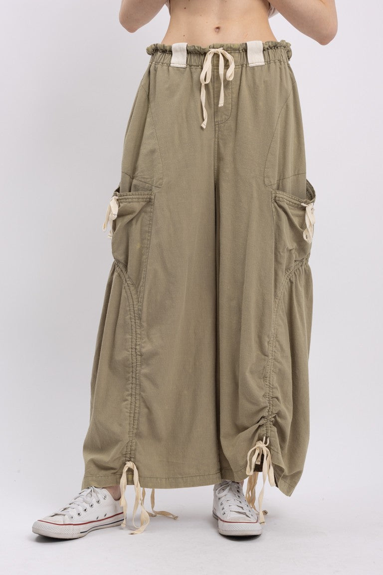 Bluevelvet Parachute Style Low Slung Pants BLUEVELVET