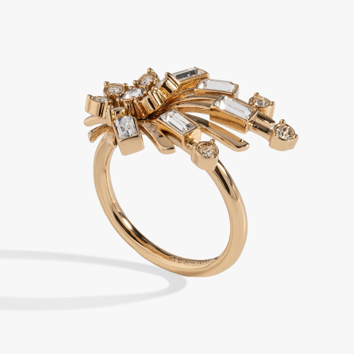 Alex & Ani Festive Sparkle Statement Ring