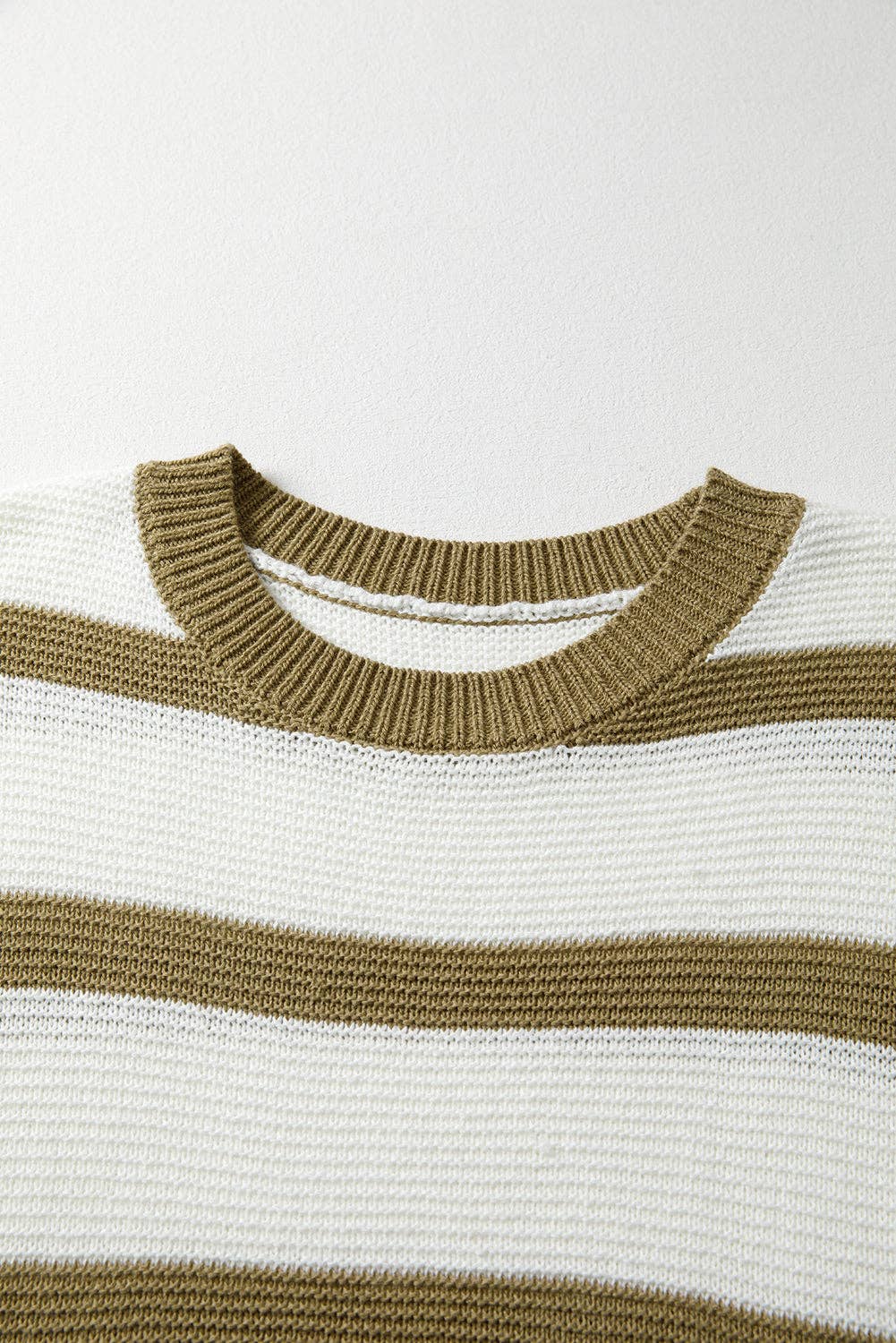 FINAL SALE- Stripe Tie Side Summer Sweater Top 926 WEST