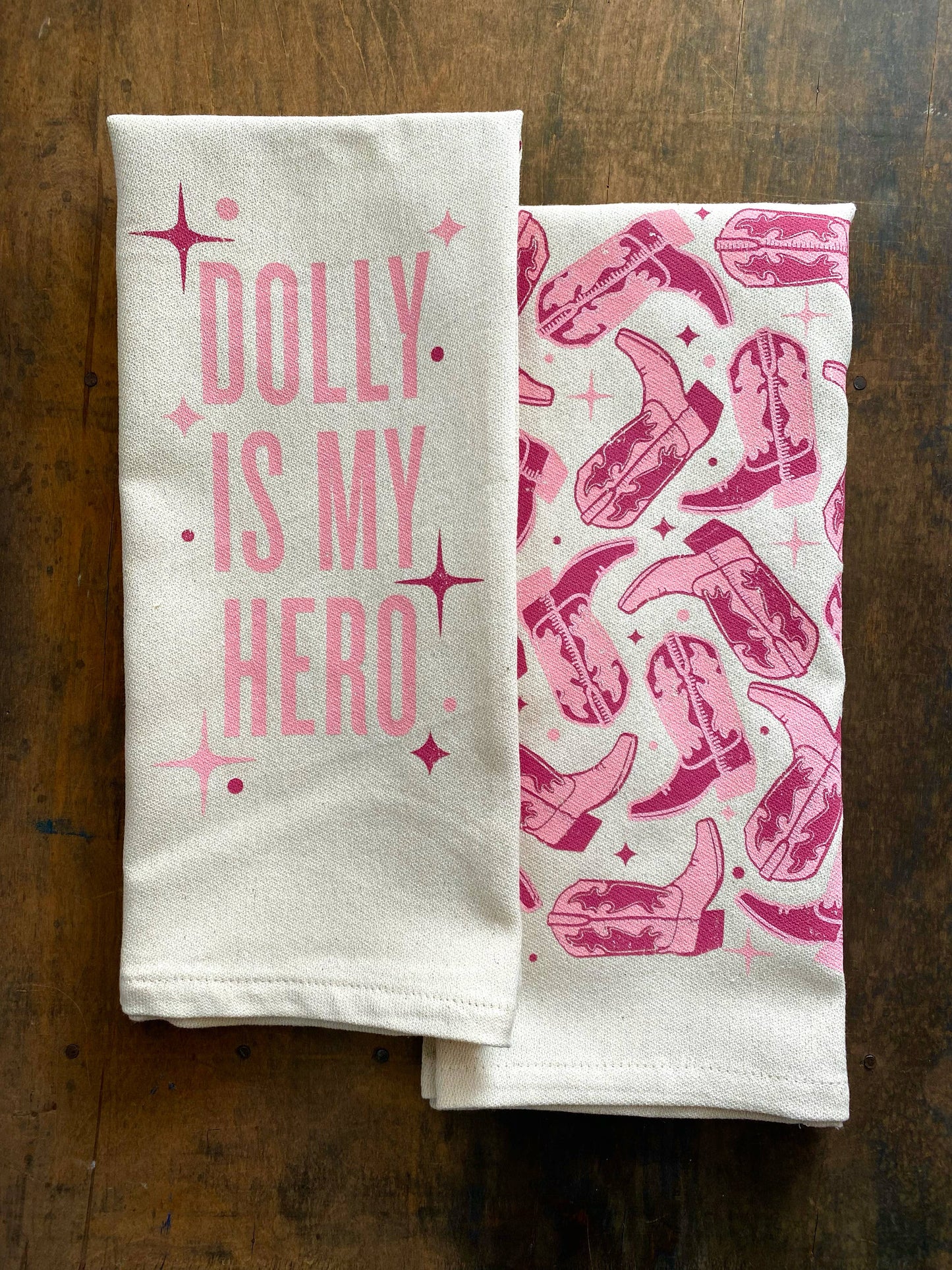 Dolly Is My Hero Kitchen Towel SOUTHERN FRIED DESIGN BARN