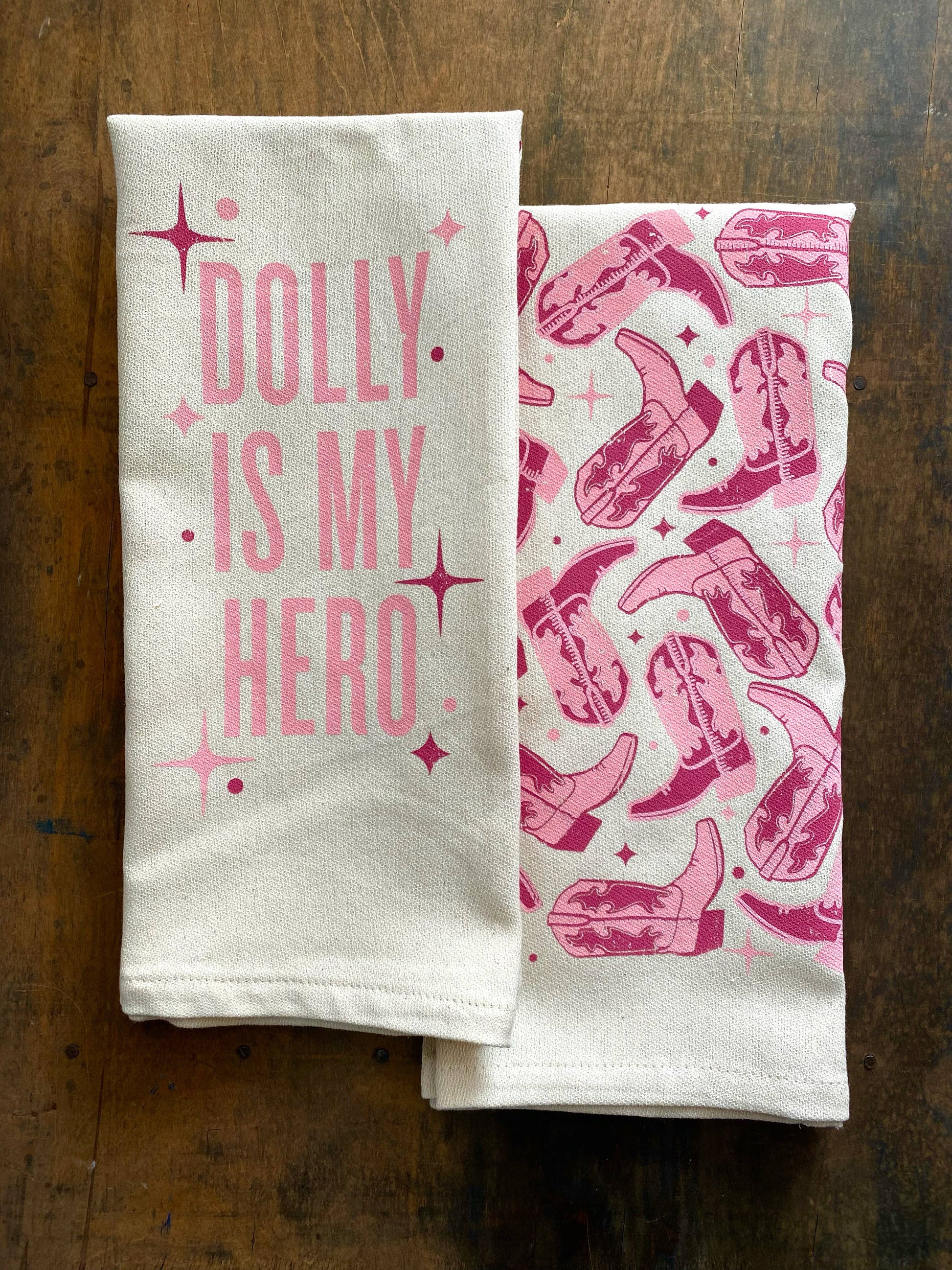 Dolly Is My Hero Kitchen Towel SOUTHERN FRIED DESIGN BARN
