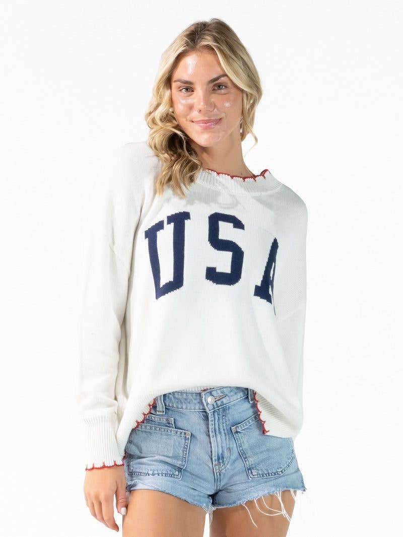 Simply Southern- Sweater USA
