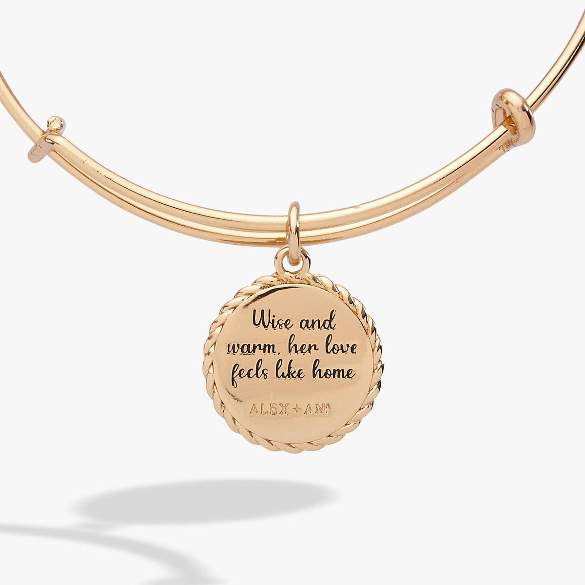 Alex & Ani Grandma 'Wise And Warm, Her Love Feels Like Home' Charm Bangle