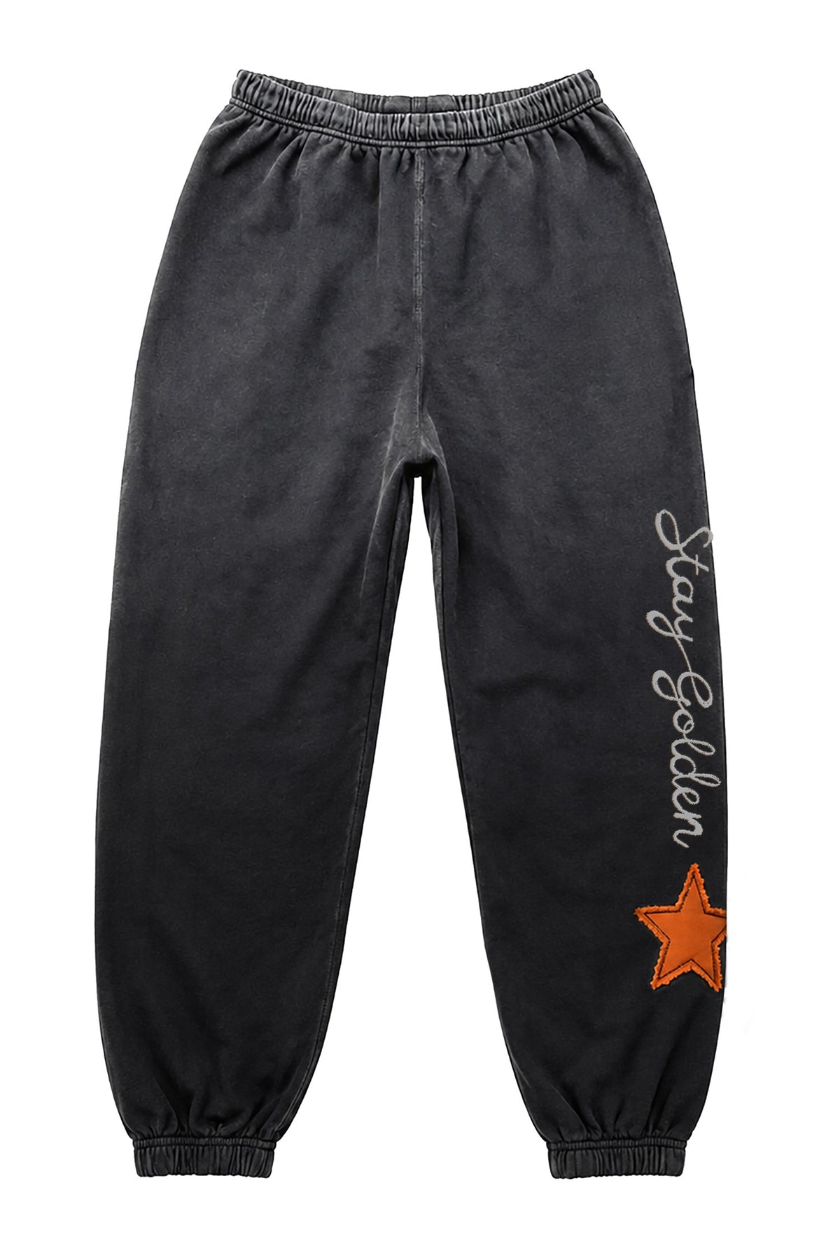 Star Stay Golden Embroidered Jogger