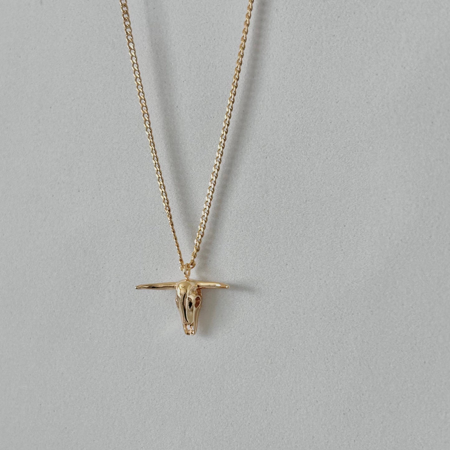 Buffalo Skull Pendant Necklace | Cowgirl Charm Jewelry