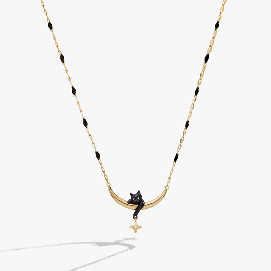 ALEX + ANI- Celestial Cat Inline Necklace