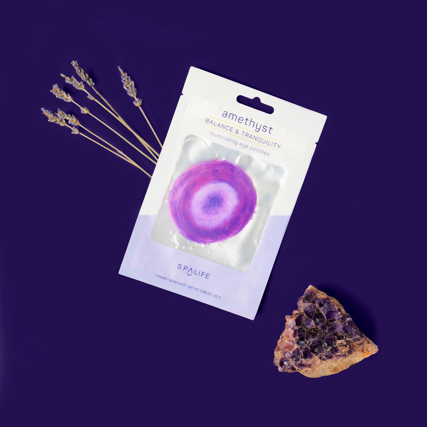 Illuminating Eye Patches - 4 Pairs - Amethyst Inspired My Spa Life