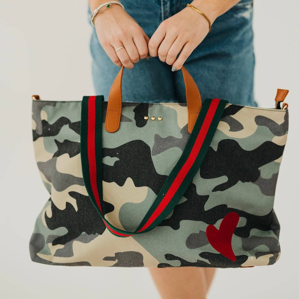 Chelsie Canvas Printed Tote