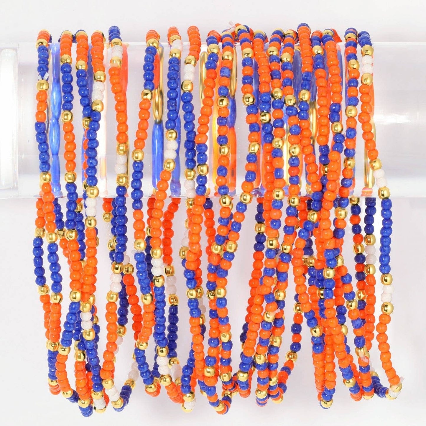 VR -Stretch Seed Bead GAME DAY Bracelets B14 - 926 West