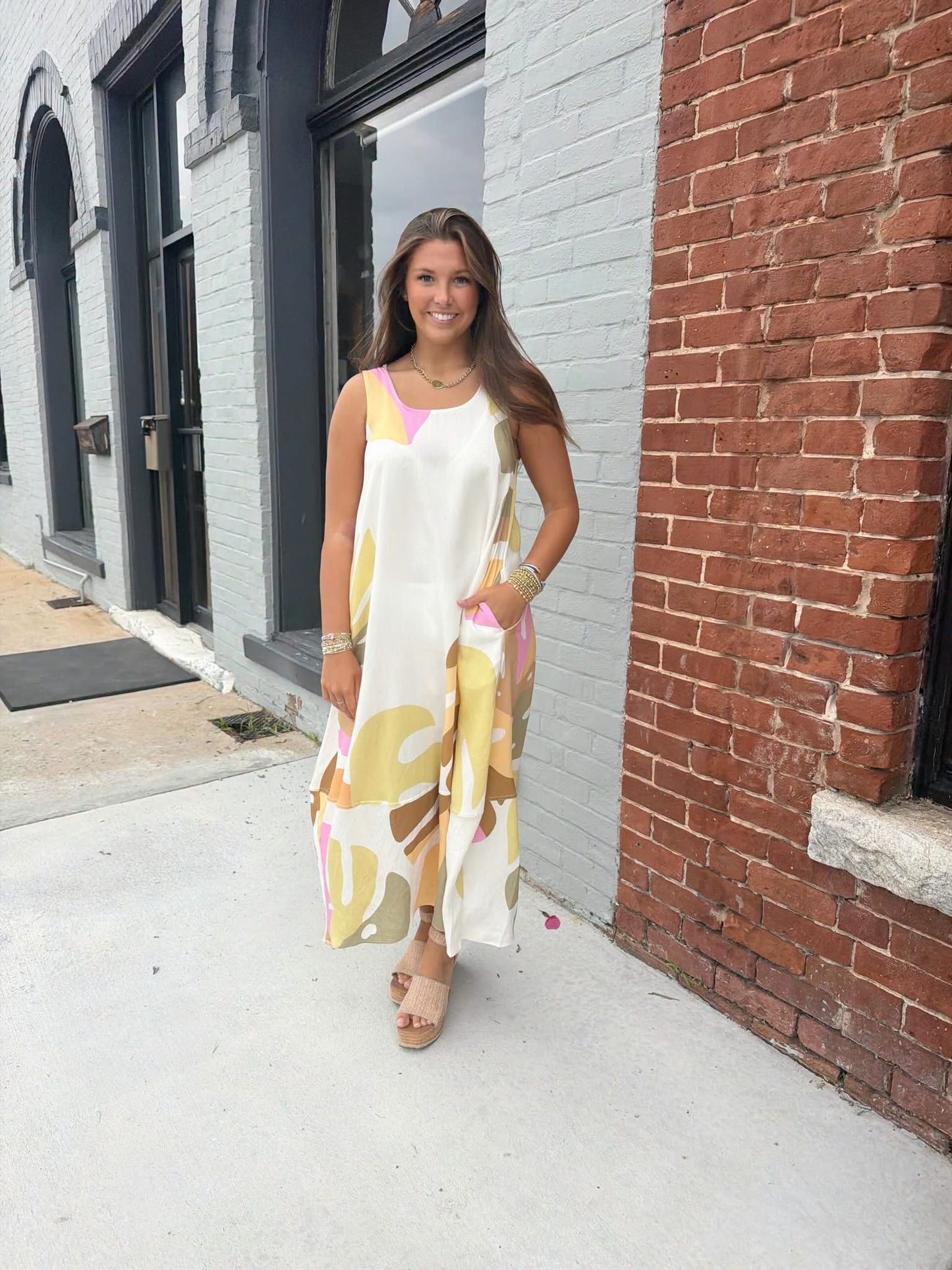 Coco + Carman - Nola Relaxed Tank Dress with Side Pockets