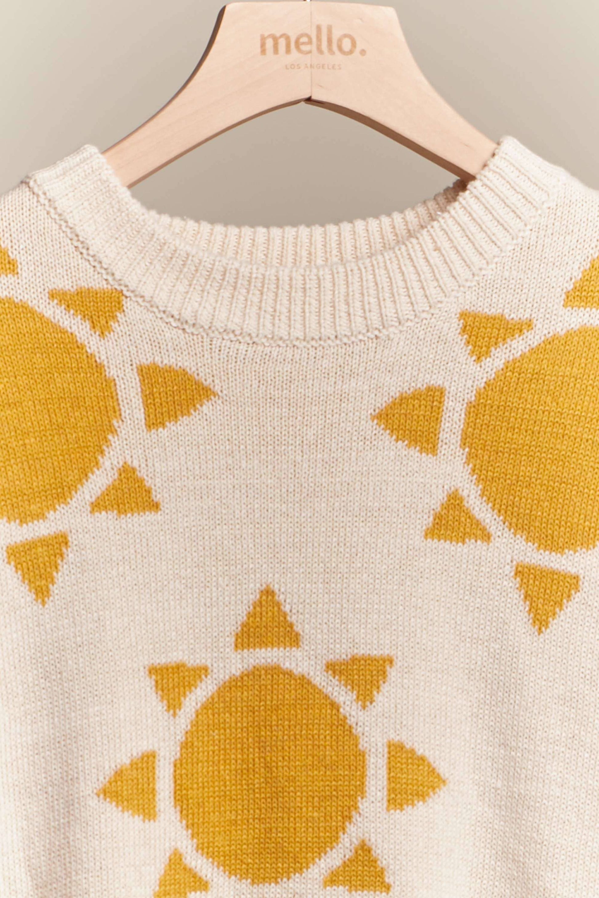 Sun Patched Loose Fit Sweater Mello.