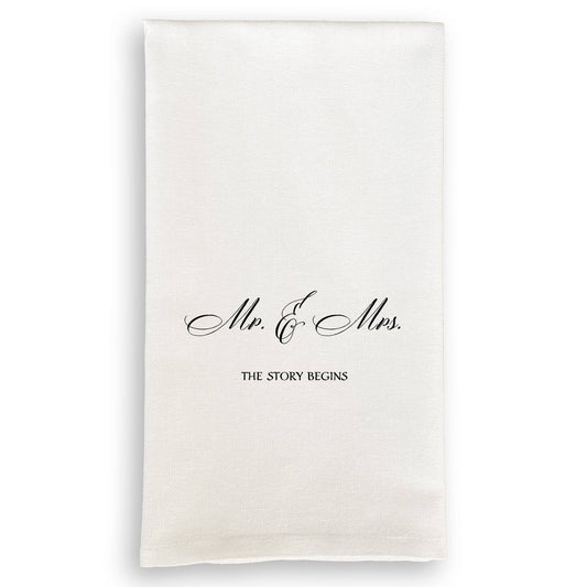 Mr and Mrs - Dish Towel