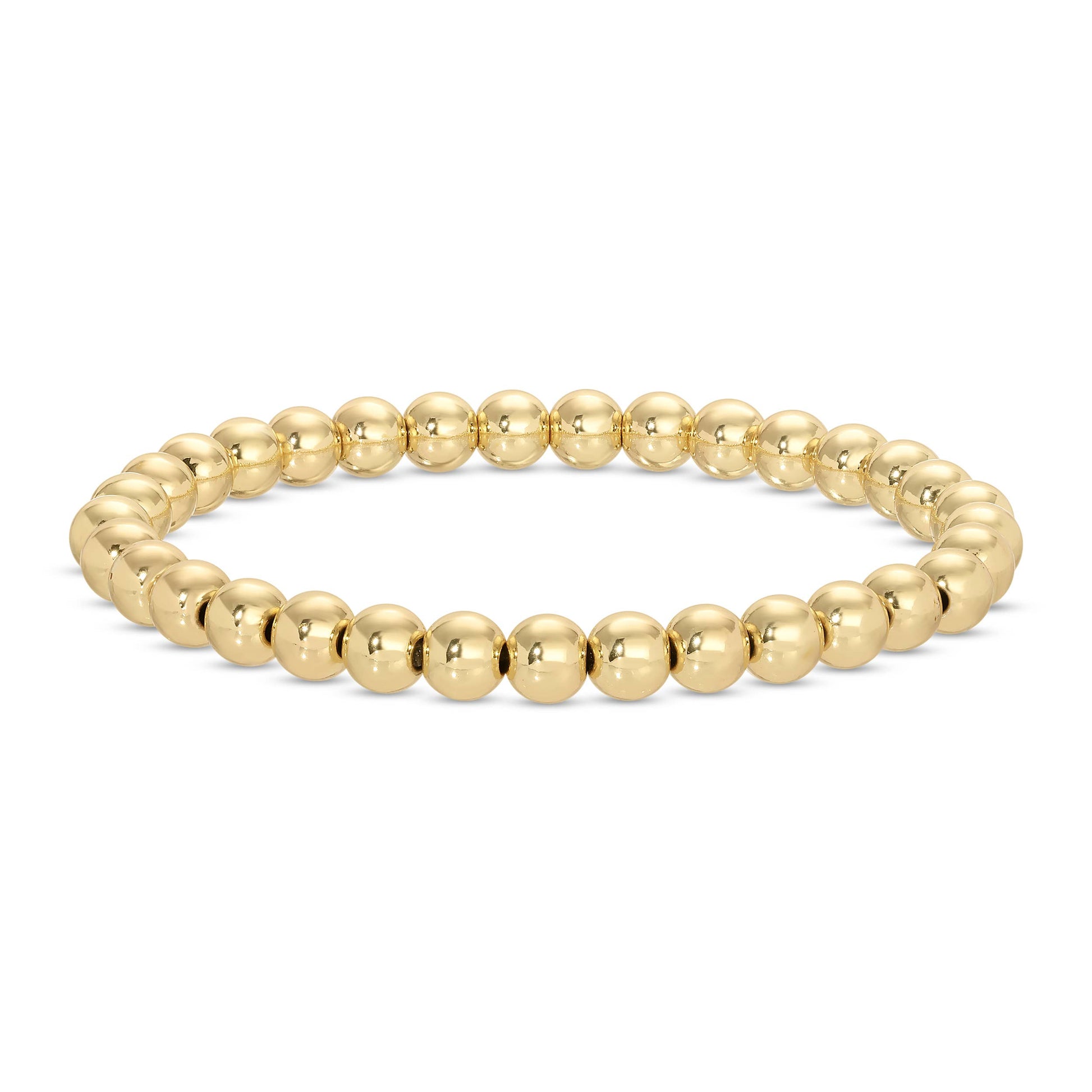 Splendid Iris -  6mm Beaded Bracelet B3286 - 926 West