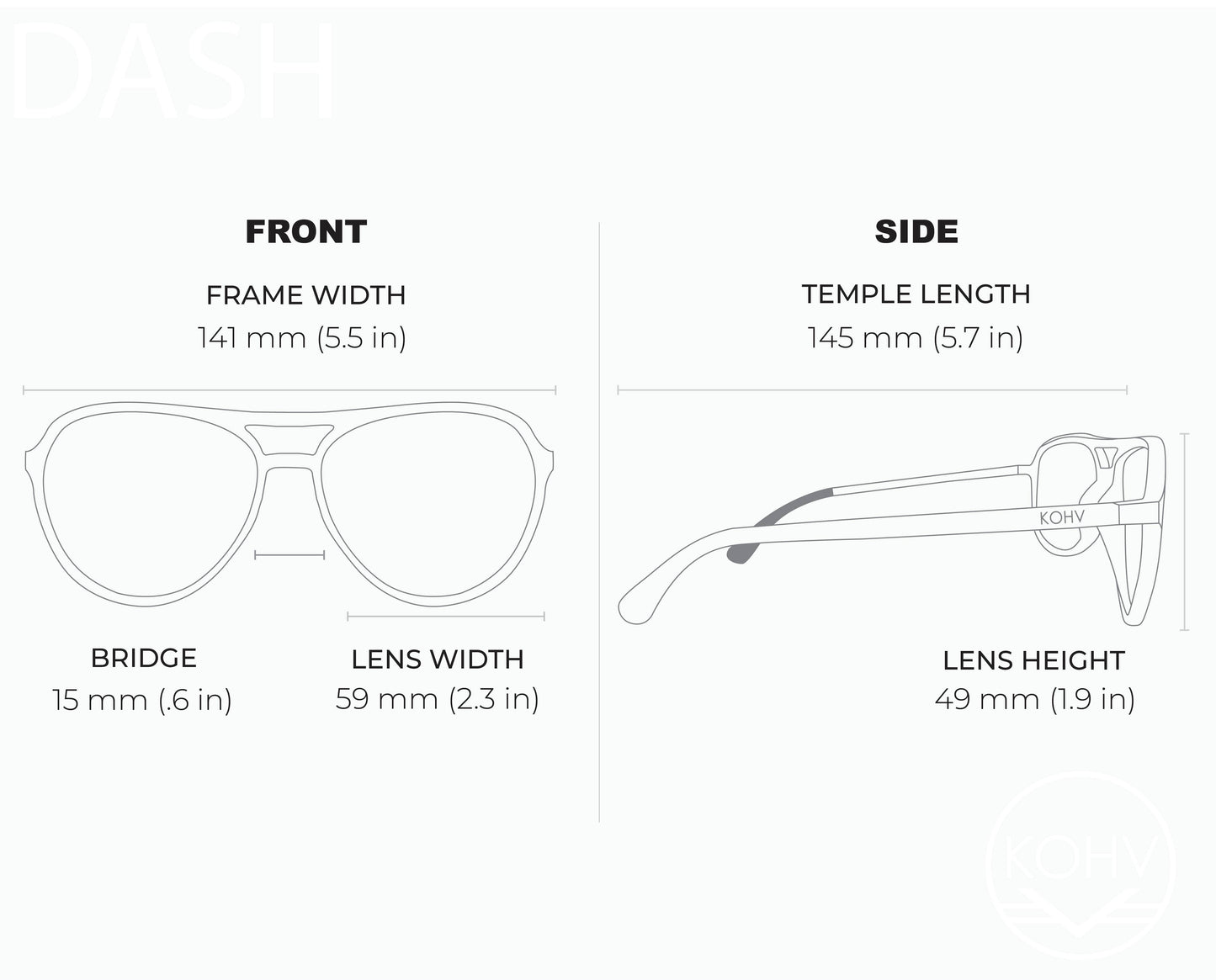 Kohv-DASH BRONZE Polarized Active Soft Rubber Aviator Sunglasses - 926 West