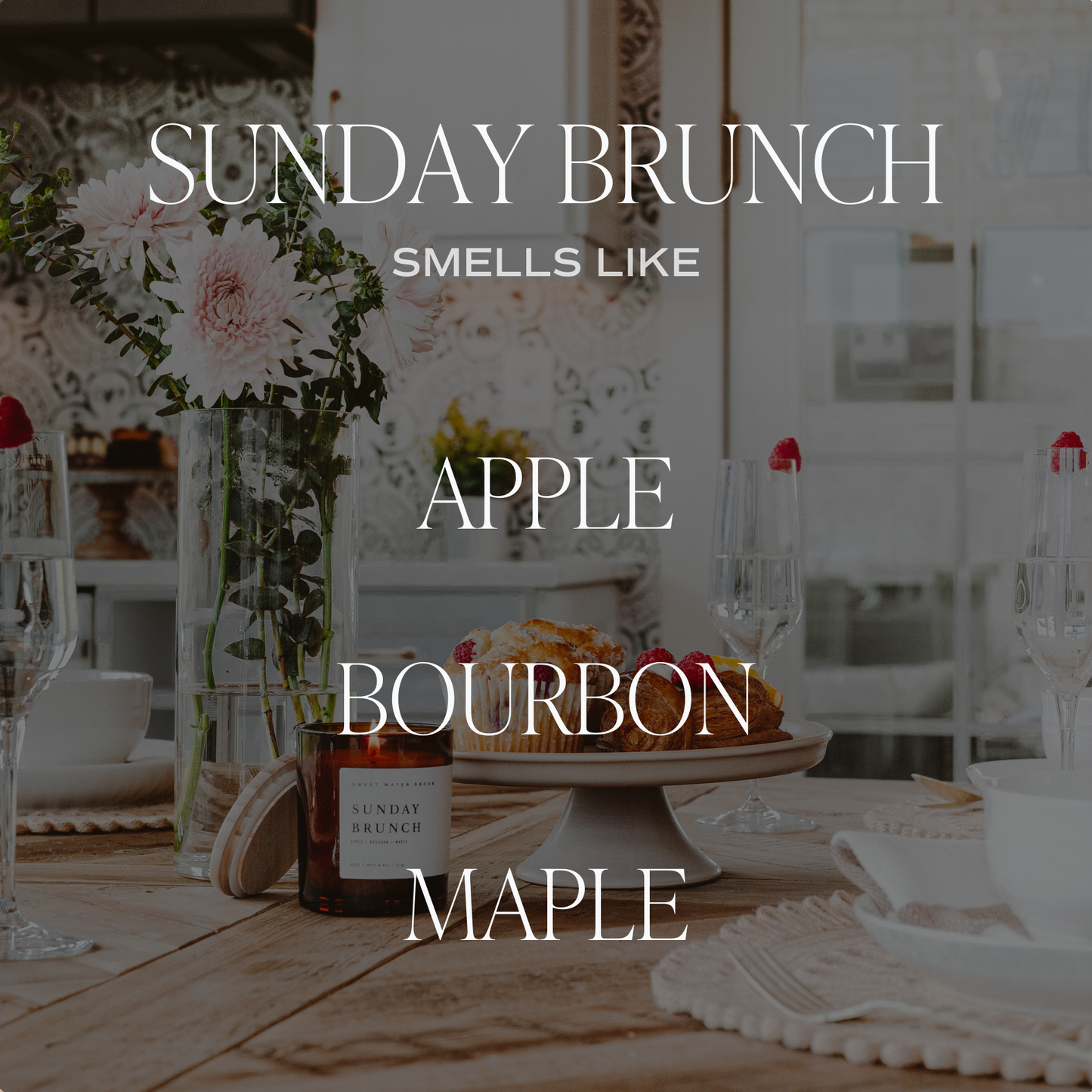 Sunday Brunch 11 oz Soy Candle - Home Decor & Gifts Sweet Water Decor
