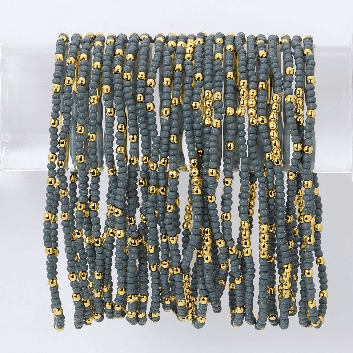 SPLENDID IRIS - Solid Color 2mm Seed Bead Bracelets - 926 West