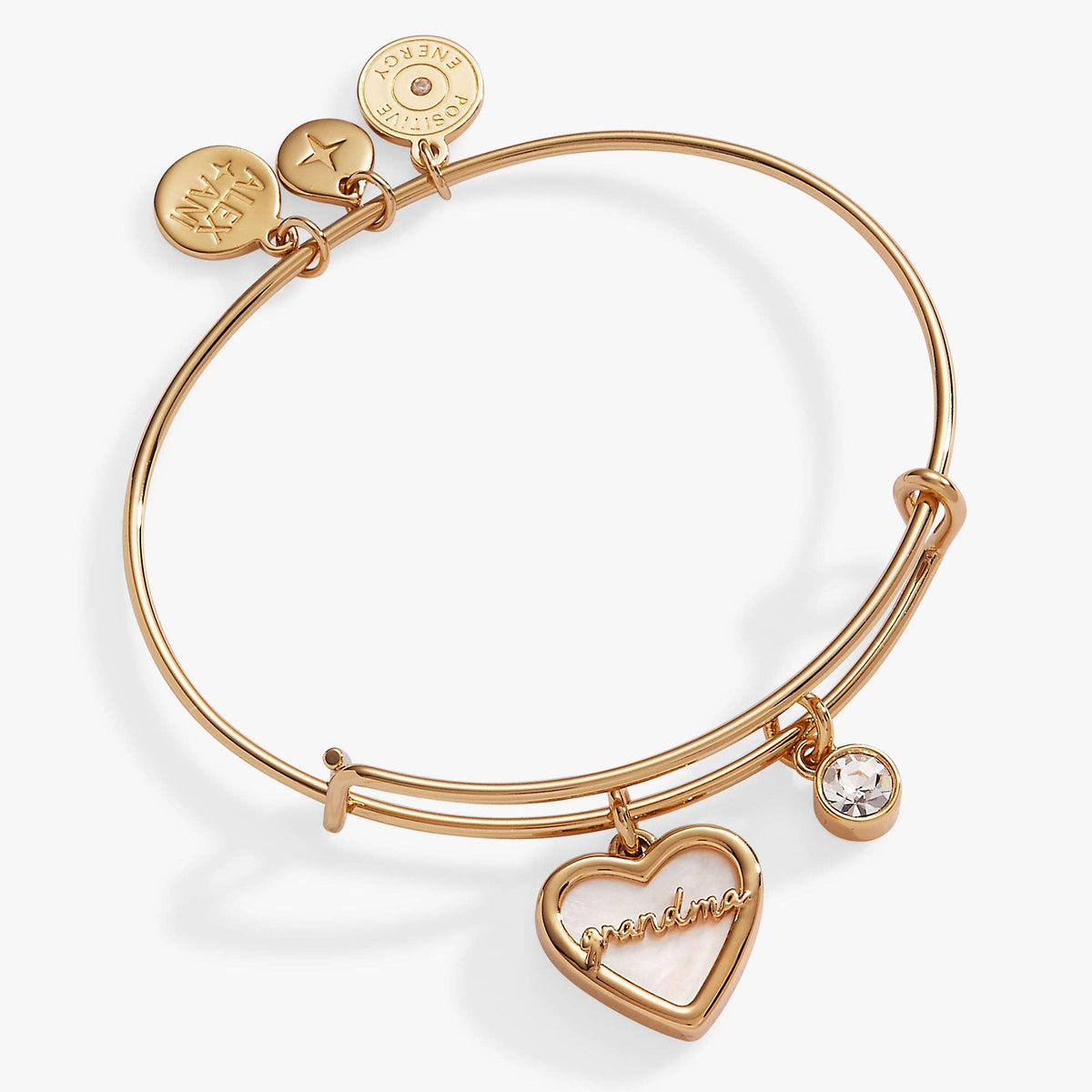 Alex & Ani Grandma Mother of Pearl Bangle