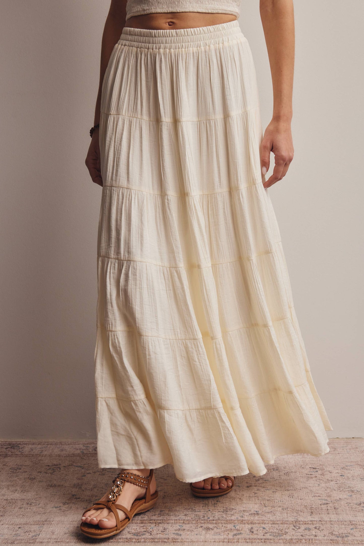 Tiered Maxi Skirt FSK0015