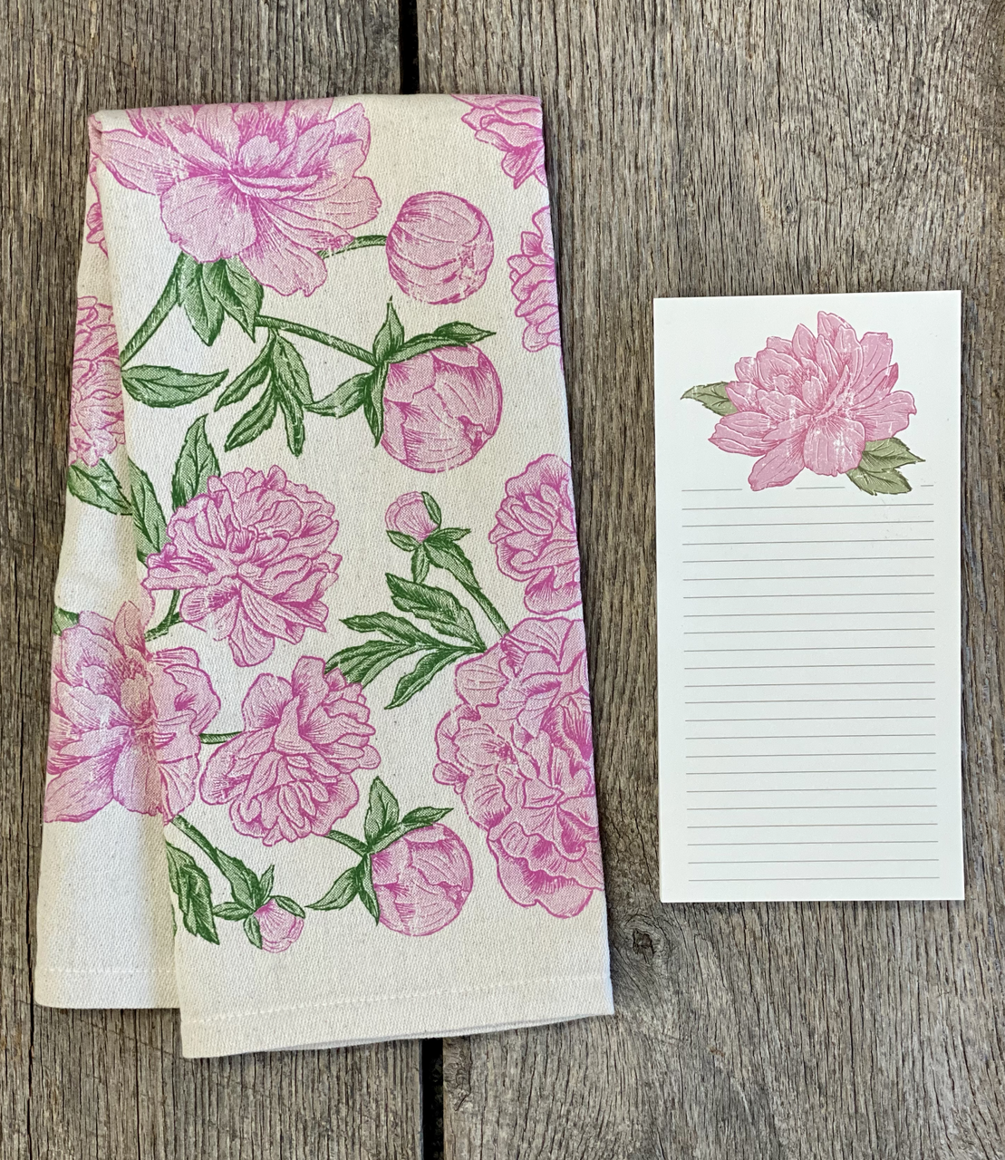 Peony Pattern - Kitchen Towel SOUTHERN FRIED DESIGN BARN
