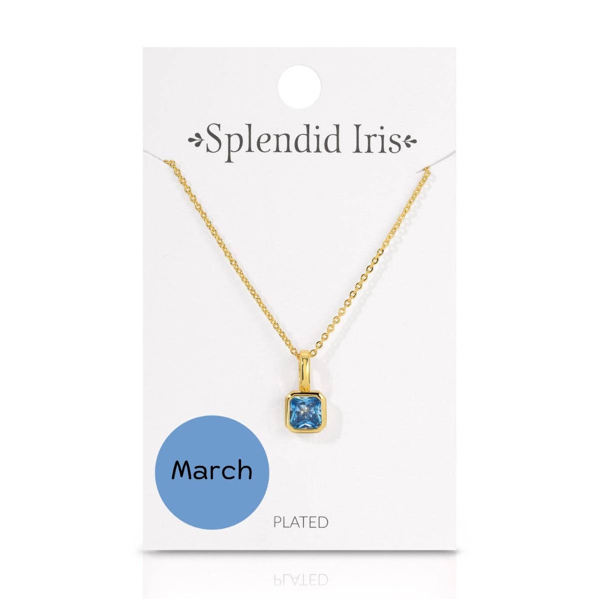 Assorted Birthstone Solitaire Necklaces