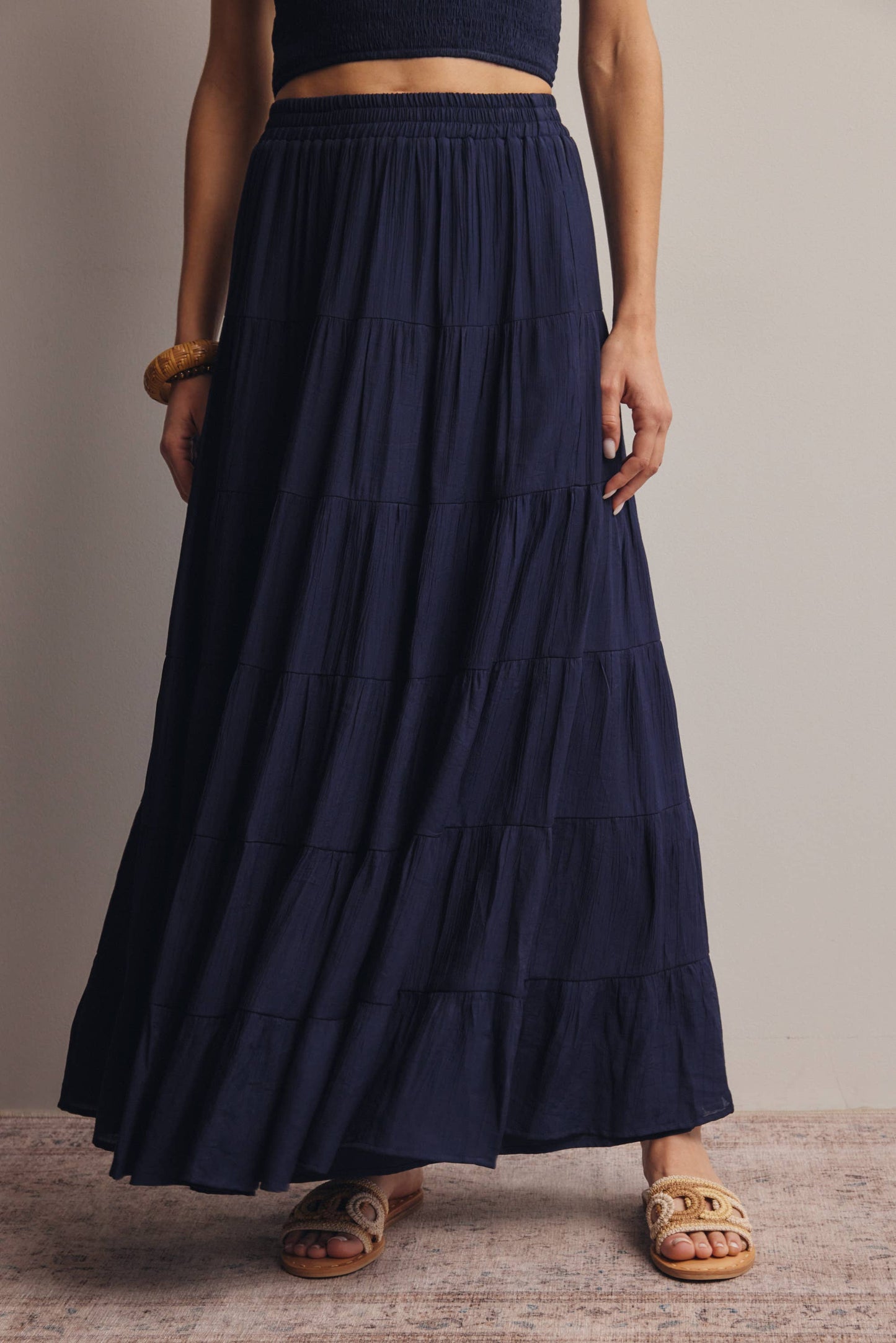 Tiered Maxi Skirt FSK0015