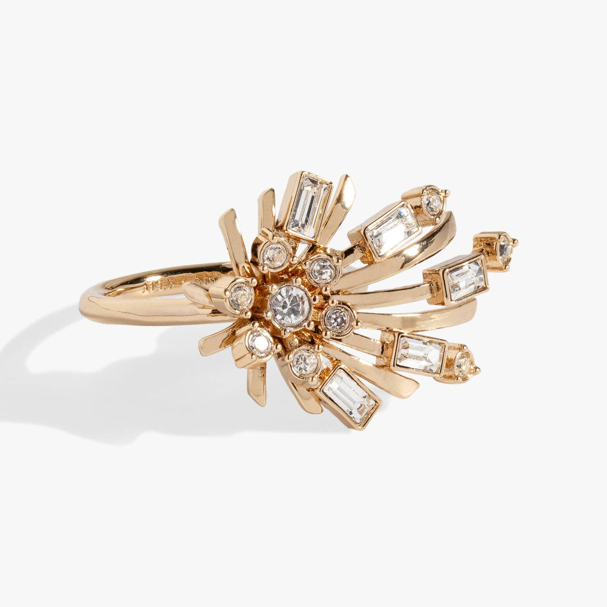 Alex & Ani Festive Sparkle Statement Ring