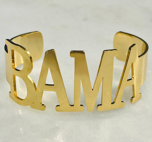 NEW! BAMA Bangle Bracelets Tarnish Resistant All Caps - Steele Sloan Designs