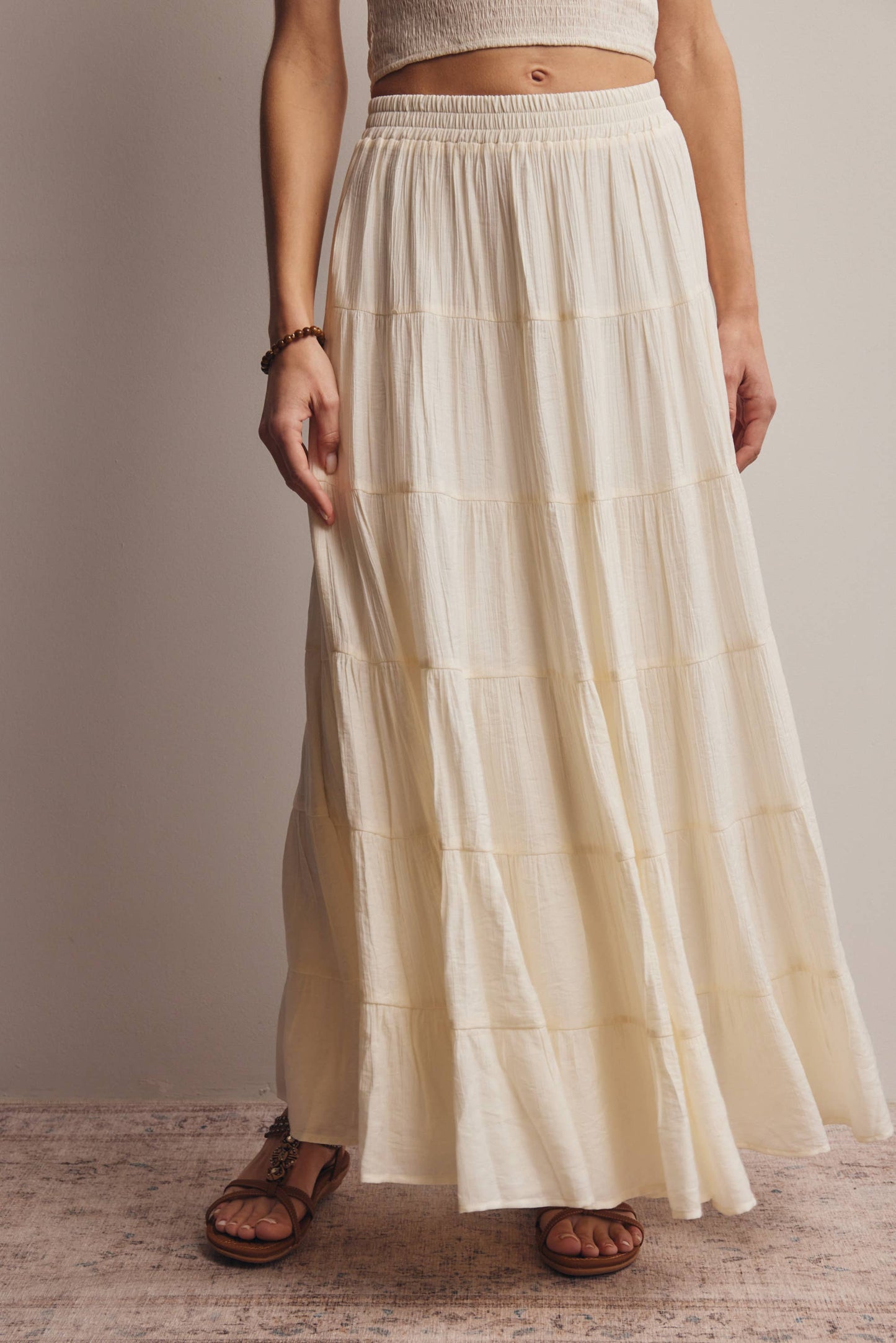 Tiered Maxi Skirt FSK0015