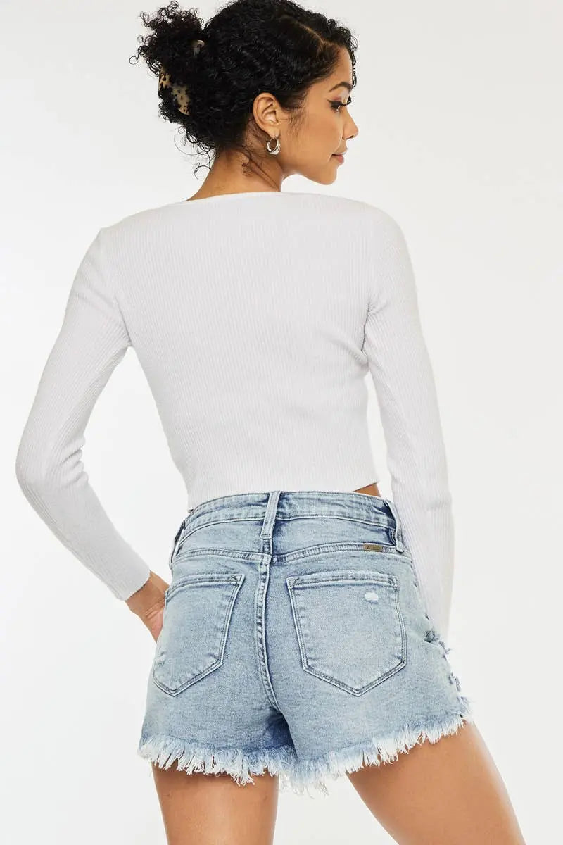 Kancan High Rise Frey Shorts 926 WEST