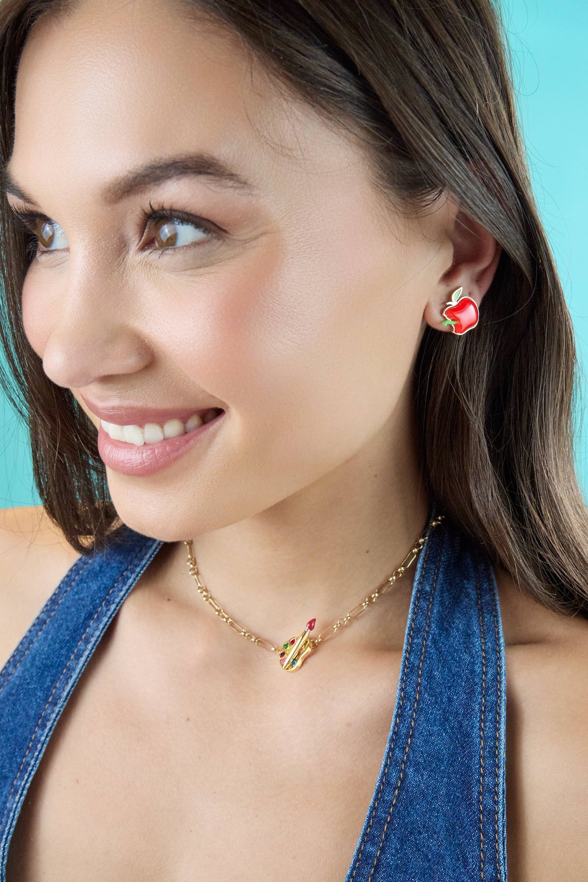 Alex & Ani Apple Stud Earrings