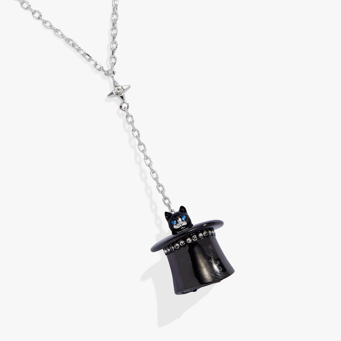 Alex & Ani Tuxedo Cat Y Necklace