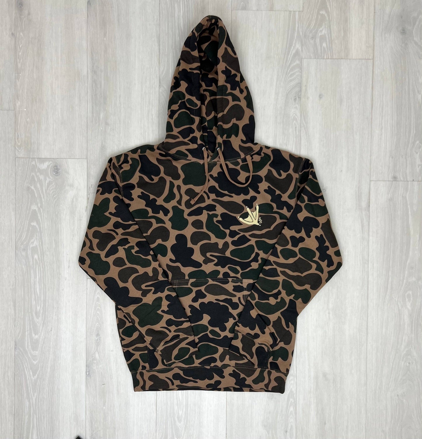 SB Track Hoodie Duck Camo Speckle Bellies Clothing Company