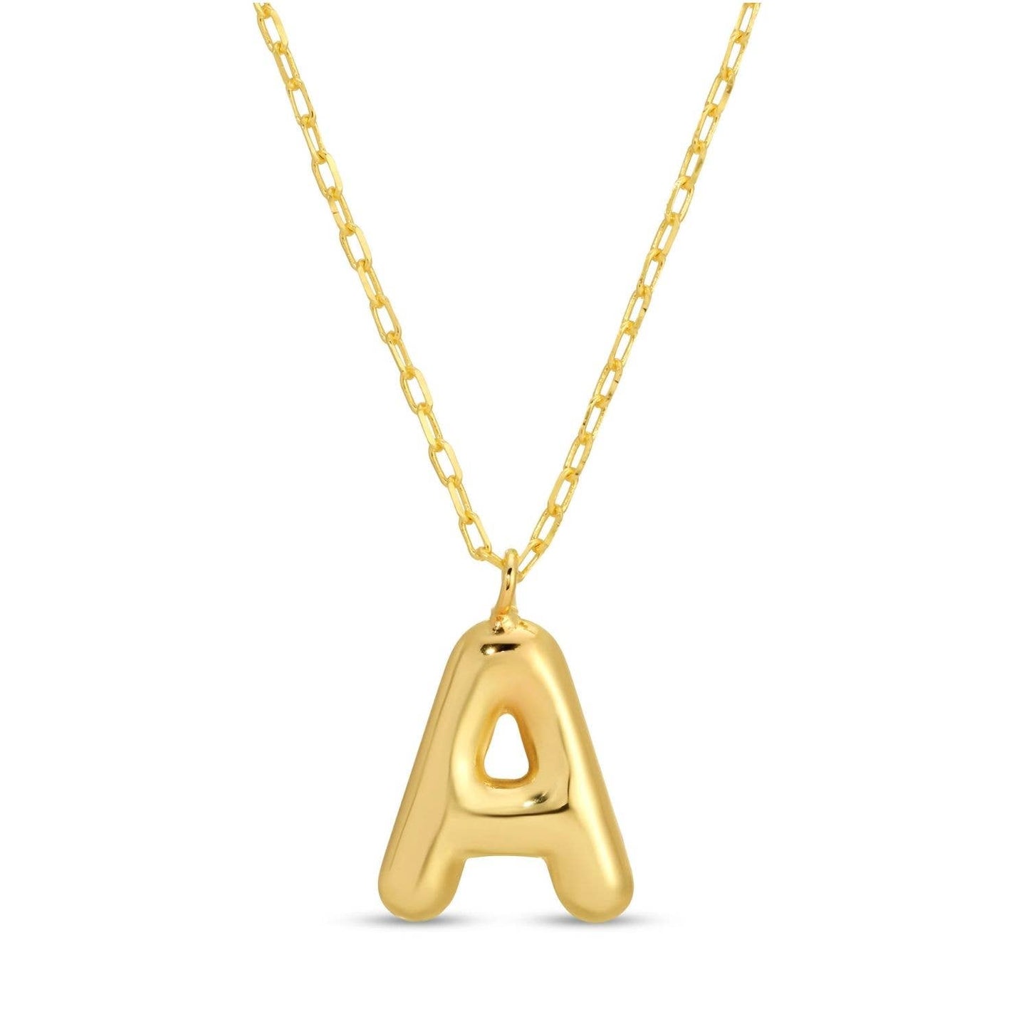 Splendid Iris - Large Balloon Initial Pendant - Assorted - 926 West