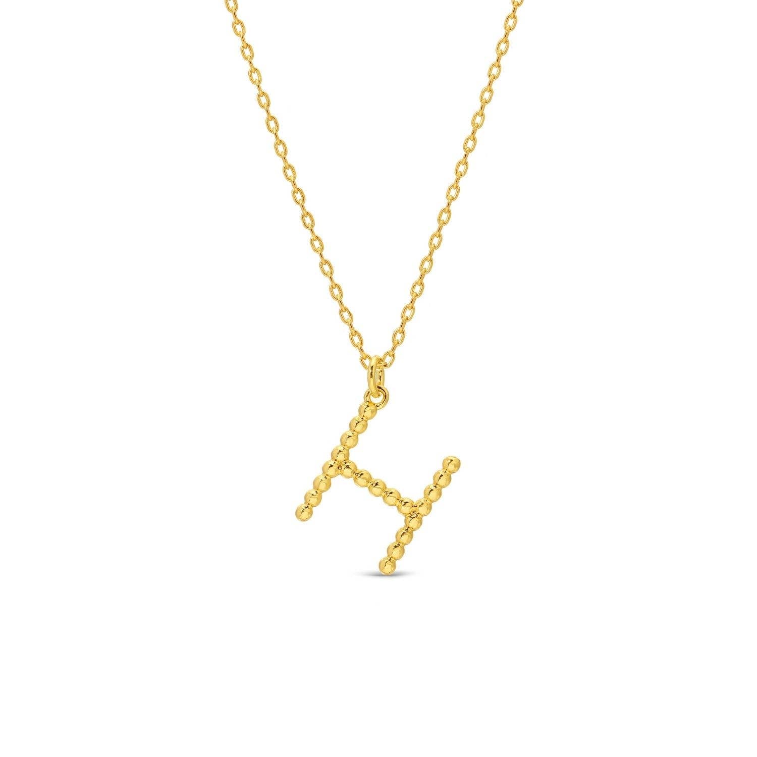 Splendid Iris - Delicate Initial Pendant - Assorted - 926 West