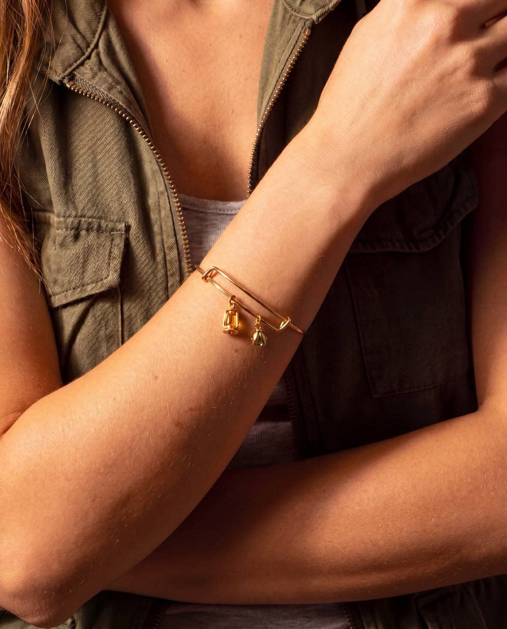 Alex & Ani Firefly Lantern Charm Bangle