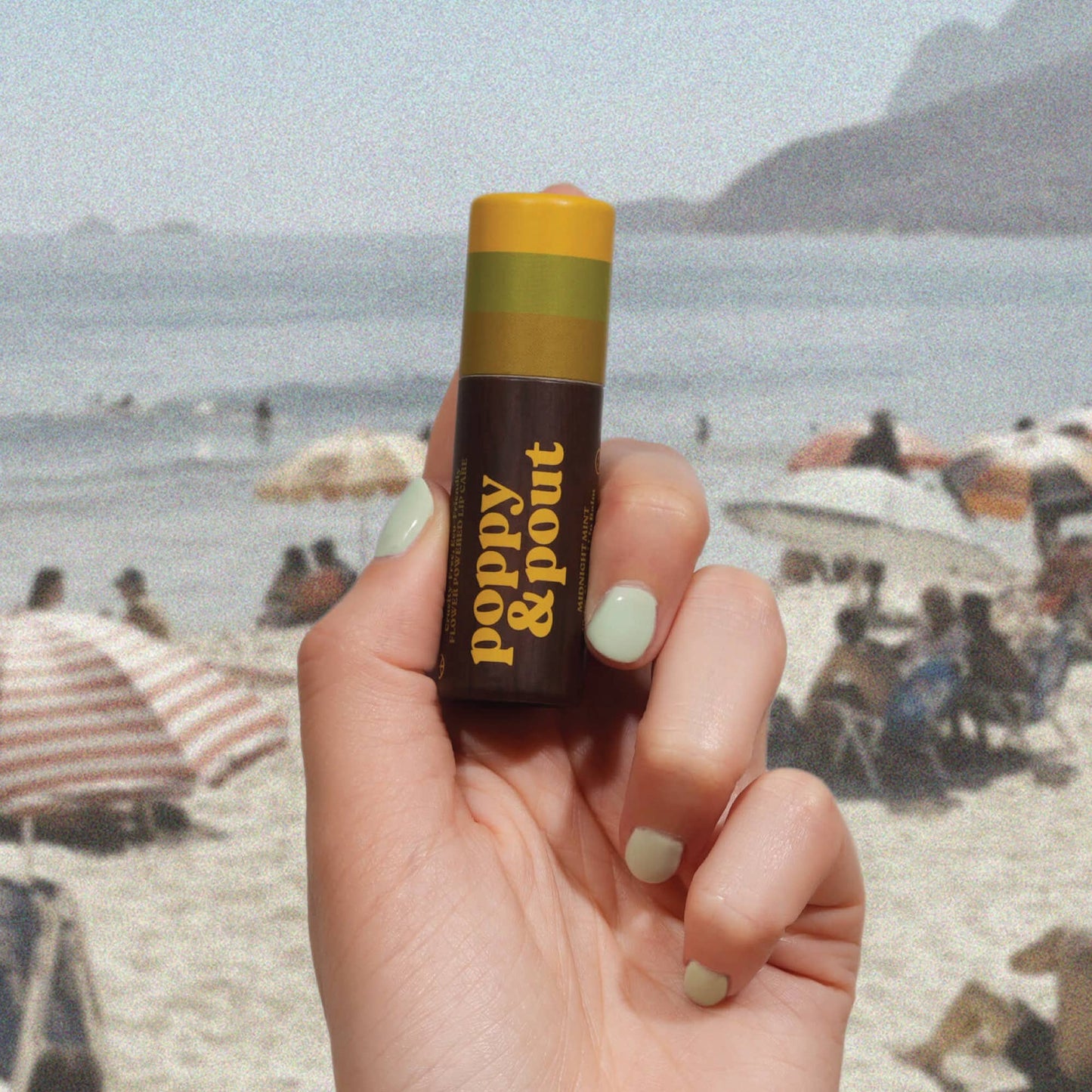 Poppy Pout - Lip Balm, Retro Surf, Midnight Mint