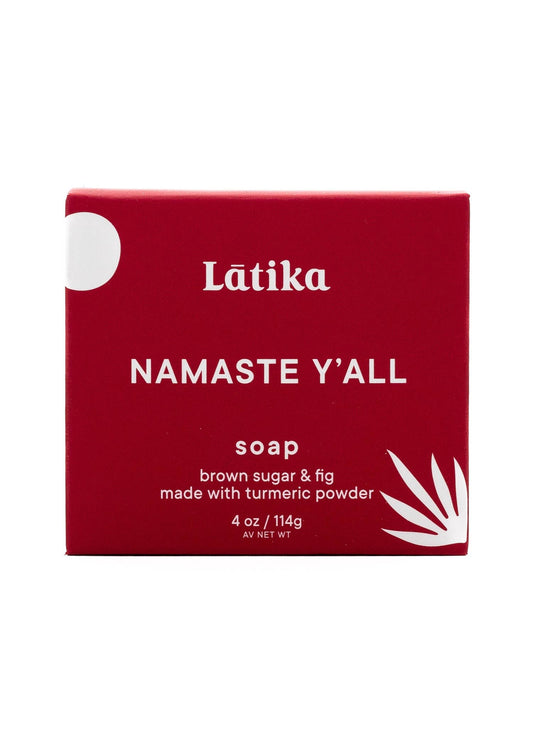 Namaste Y'all - Hydrating Soap -  Brown sugar -Fig 🪷 Latika Beauty