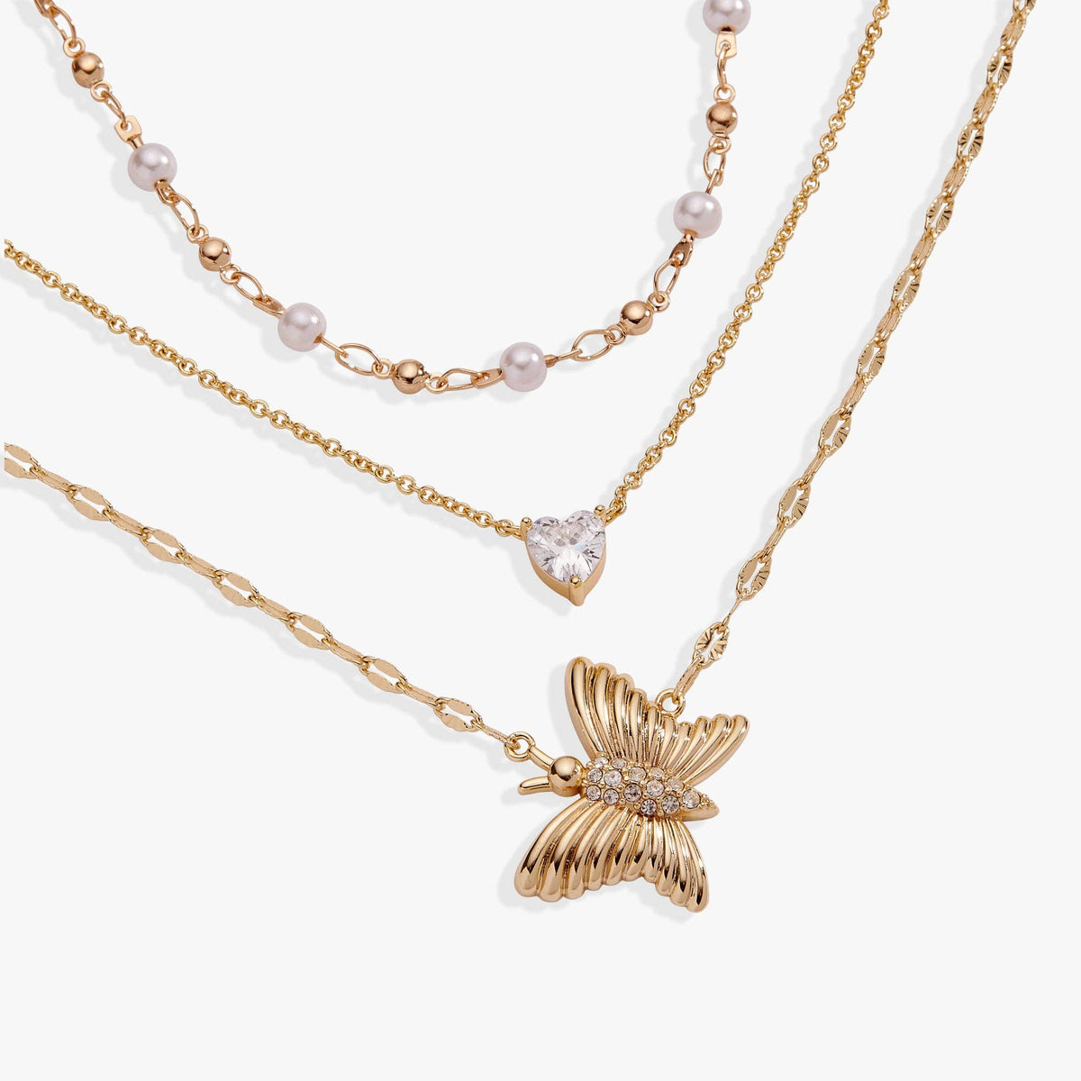 ALEX + ANI - Festival Stranded™ Butterfly Necklace