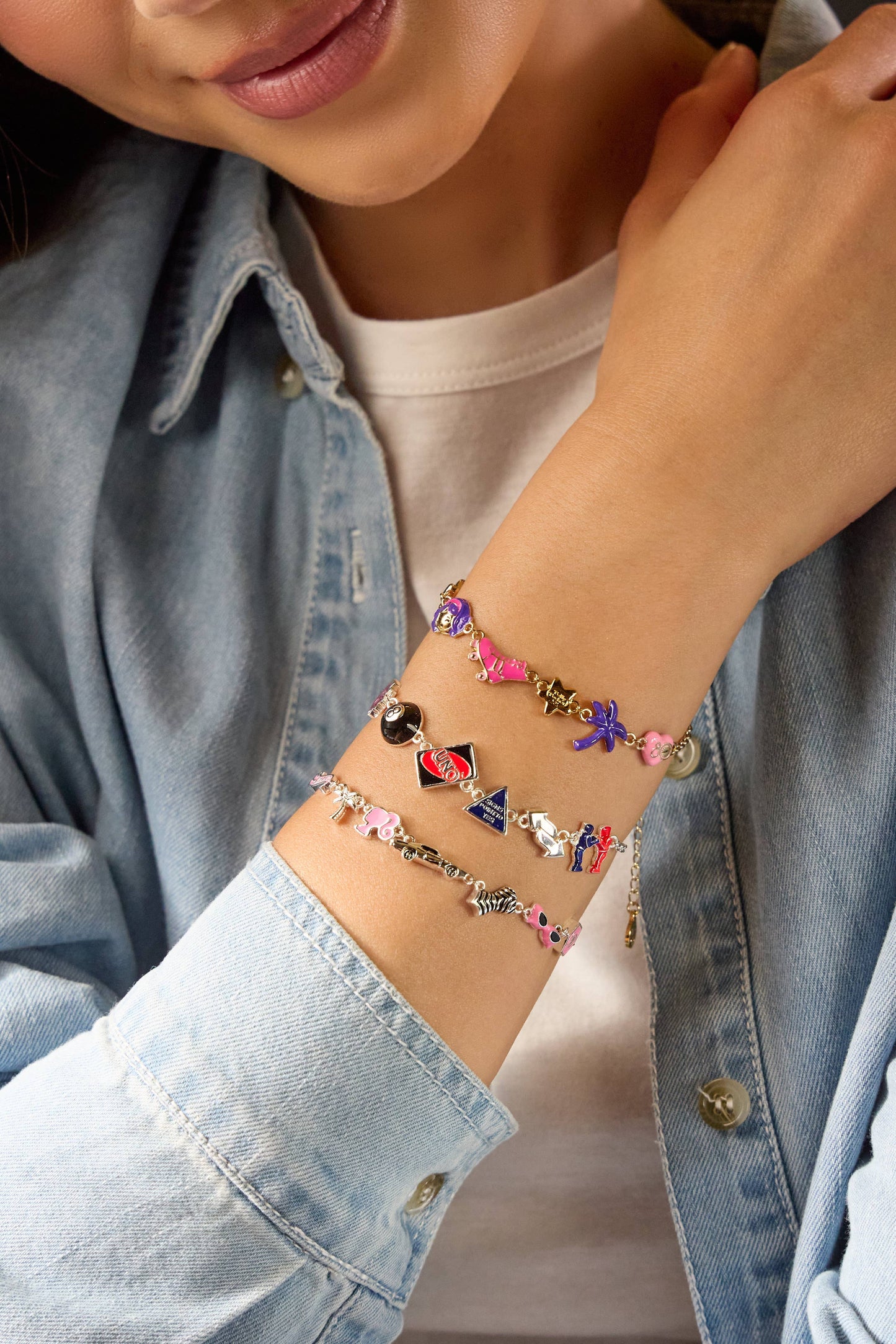 ALEX + ANI - Mattel 80th Barbie™ x Polly Pocket™ Bracelet