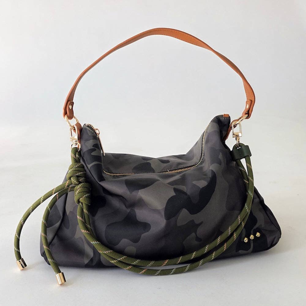 Nikki Nylon Slouchy Shoulder Bag