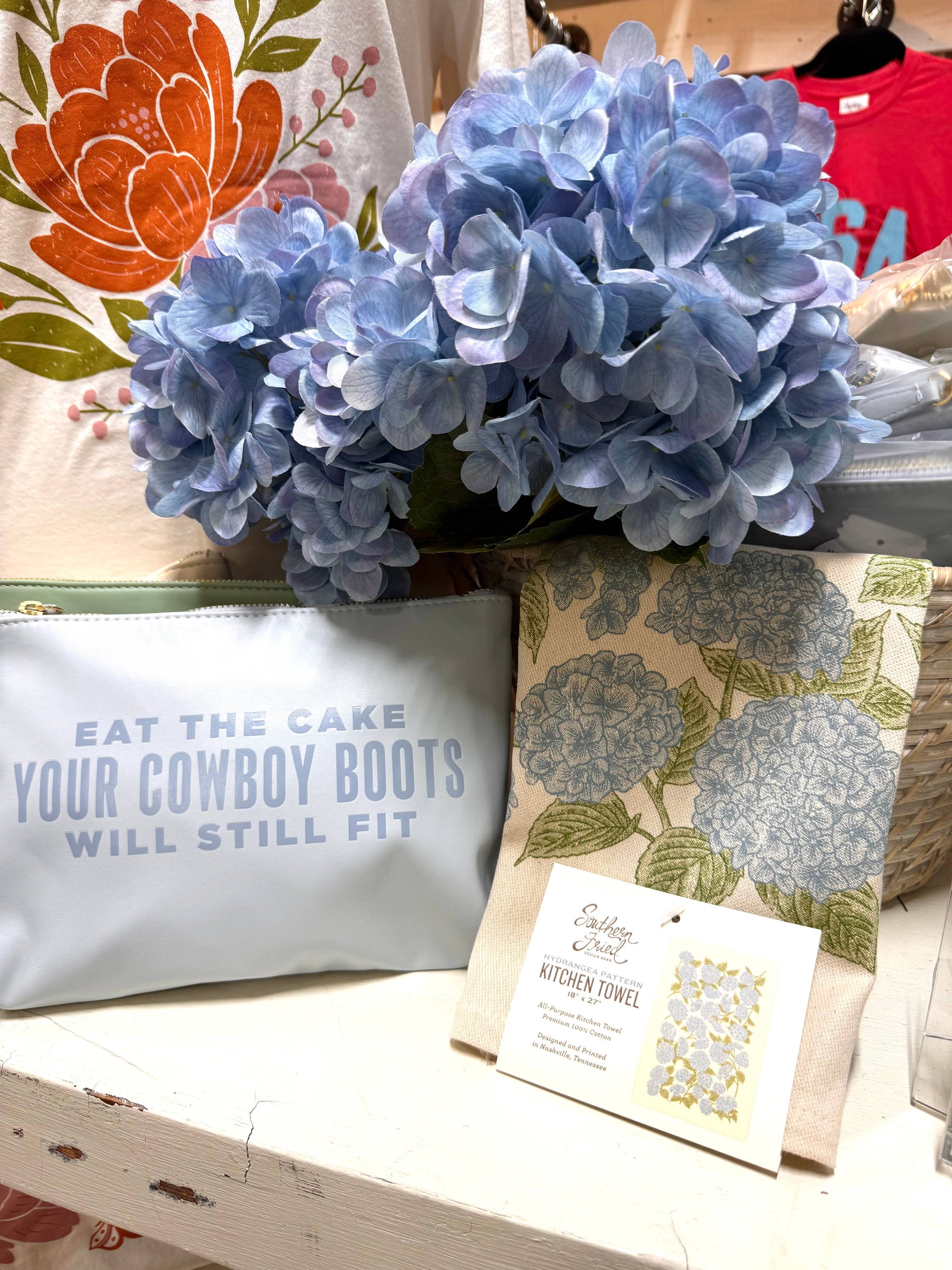 Hydrangea Pattern - Kitchen Towel 926 WEST