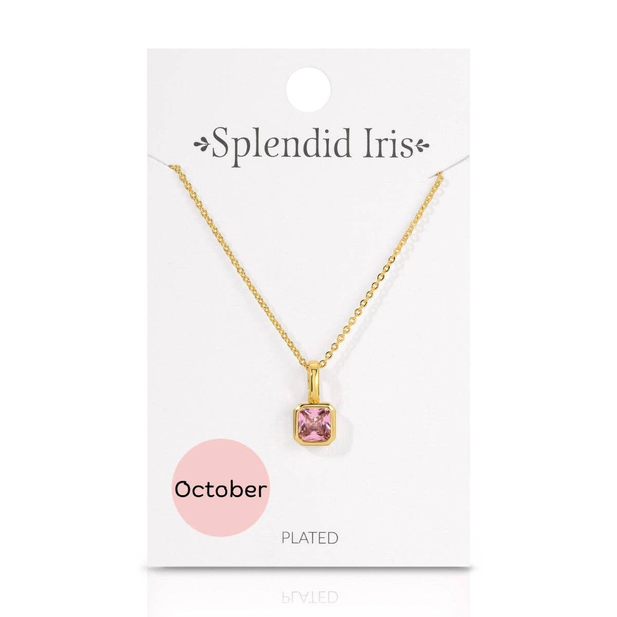 Assorted Birthstone Solitaire Necklaces