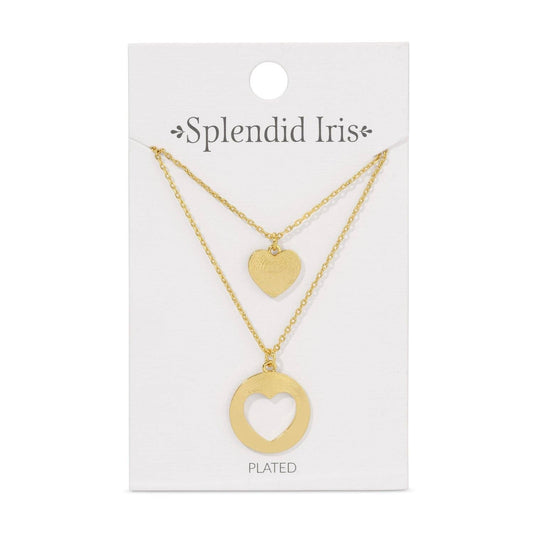Splendid Iris - BFF Inner & Outer Heart Friendship Necklaces - 926 West