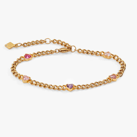 Alex & Ani Heart Curb Chain Bracelet