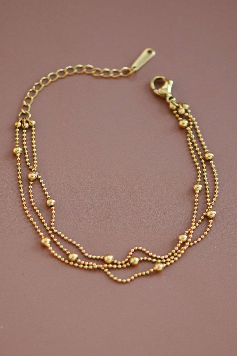 18K Gold Plated Waterproof Stainless Steel Chain Bracelet - 926 West