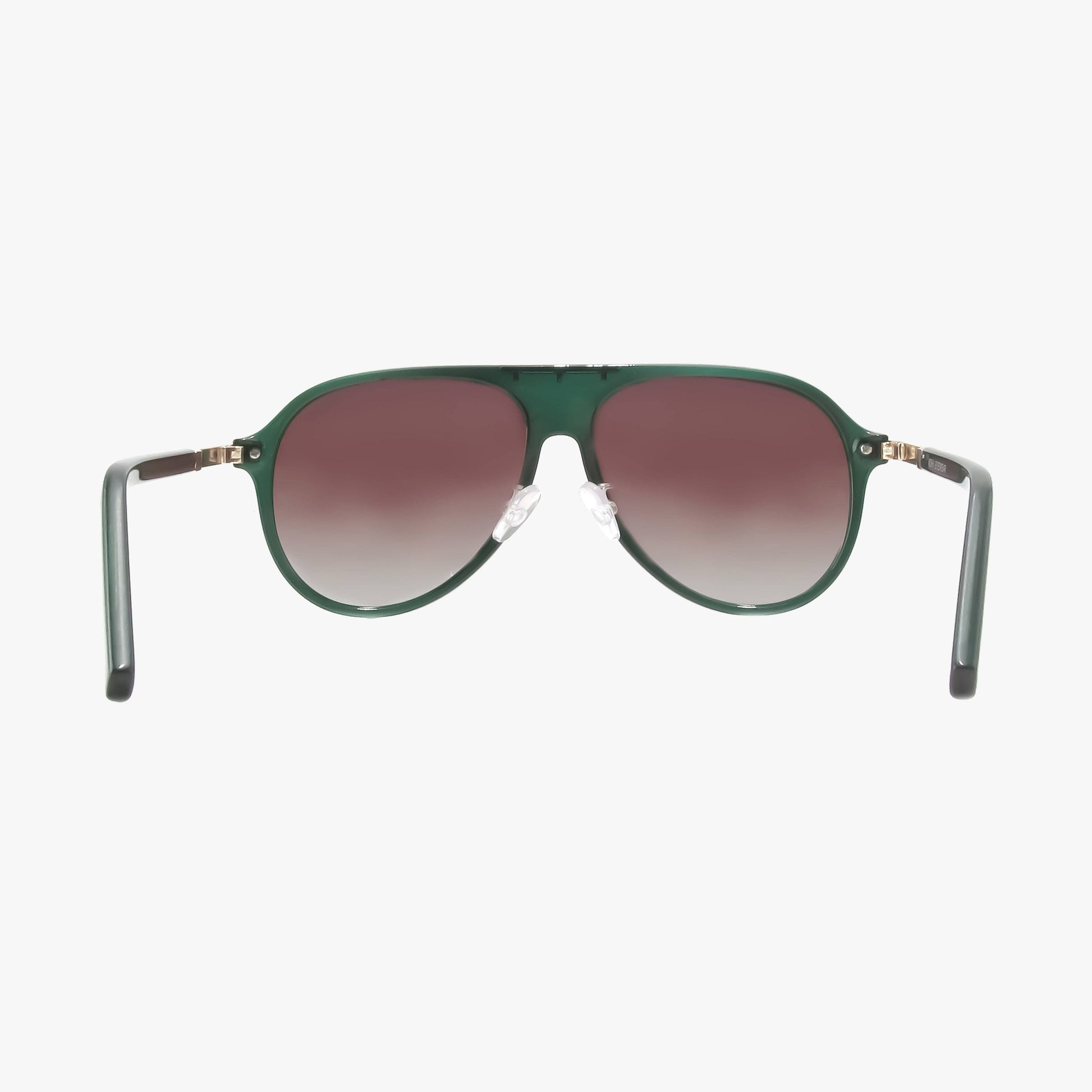 Kohv-AURA EMERALD GREEN Polarized Fashion Aviator Sunglasses - 926 West