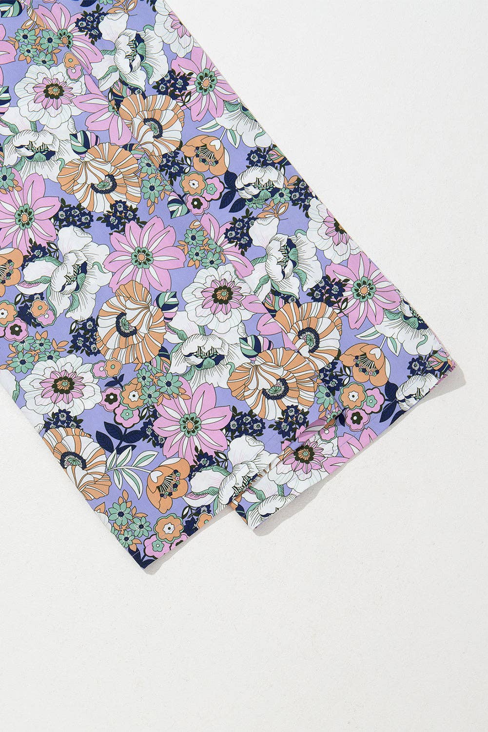 FINAL SALE- Floral Smocked Square Neck Summer Jumpsuit 926 WEST