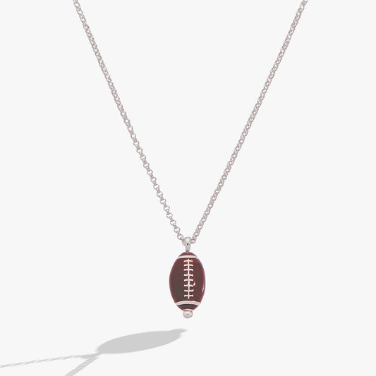 ALEX + ANI - Football Spinner Pendant